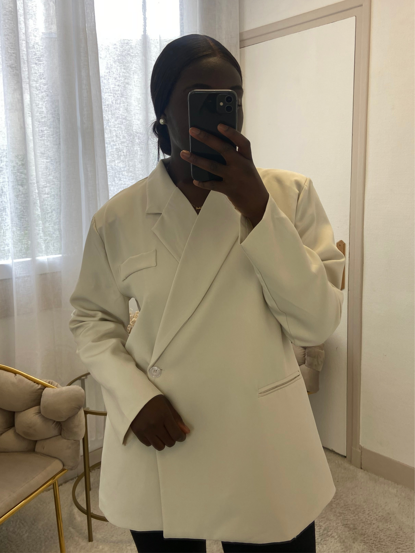 Blazer Asma écru