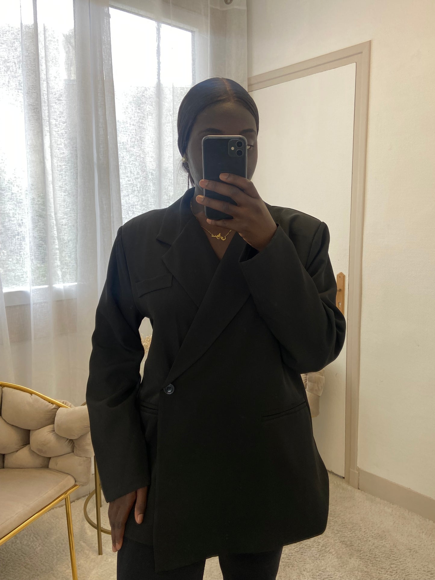Blazer Asma noir